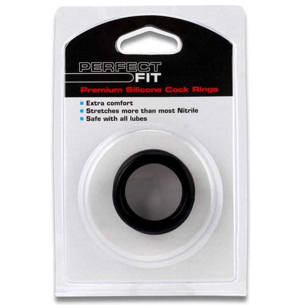Perfect Fit Silicone 3 Ring M Black